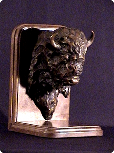 Buffalo Bookends